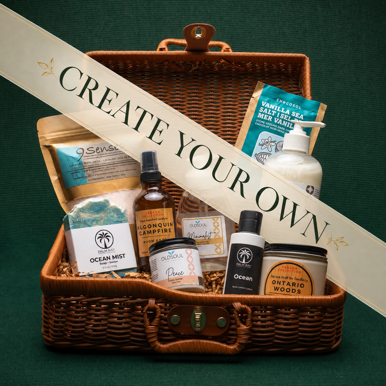 Créez votre propre panier-cadeau